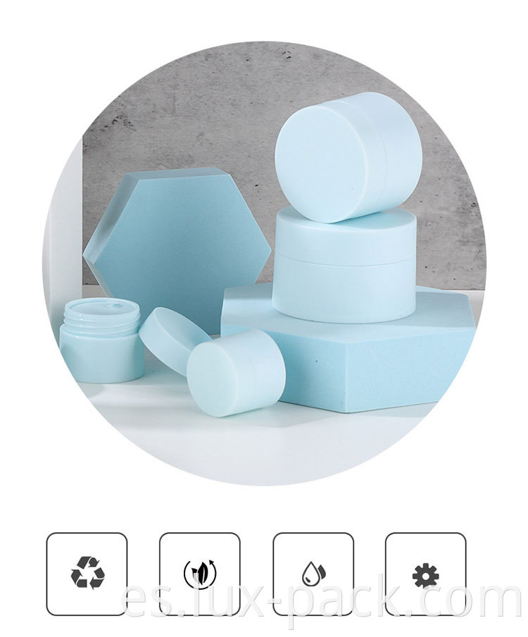 Jar de crema de vidrio 20 g de plástico de cerámica de bambú vacío con precio competitivo personalizado